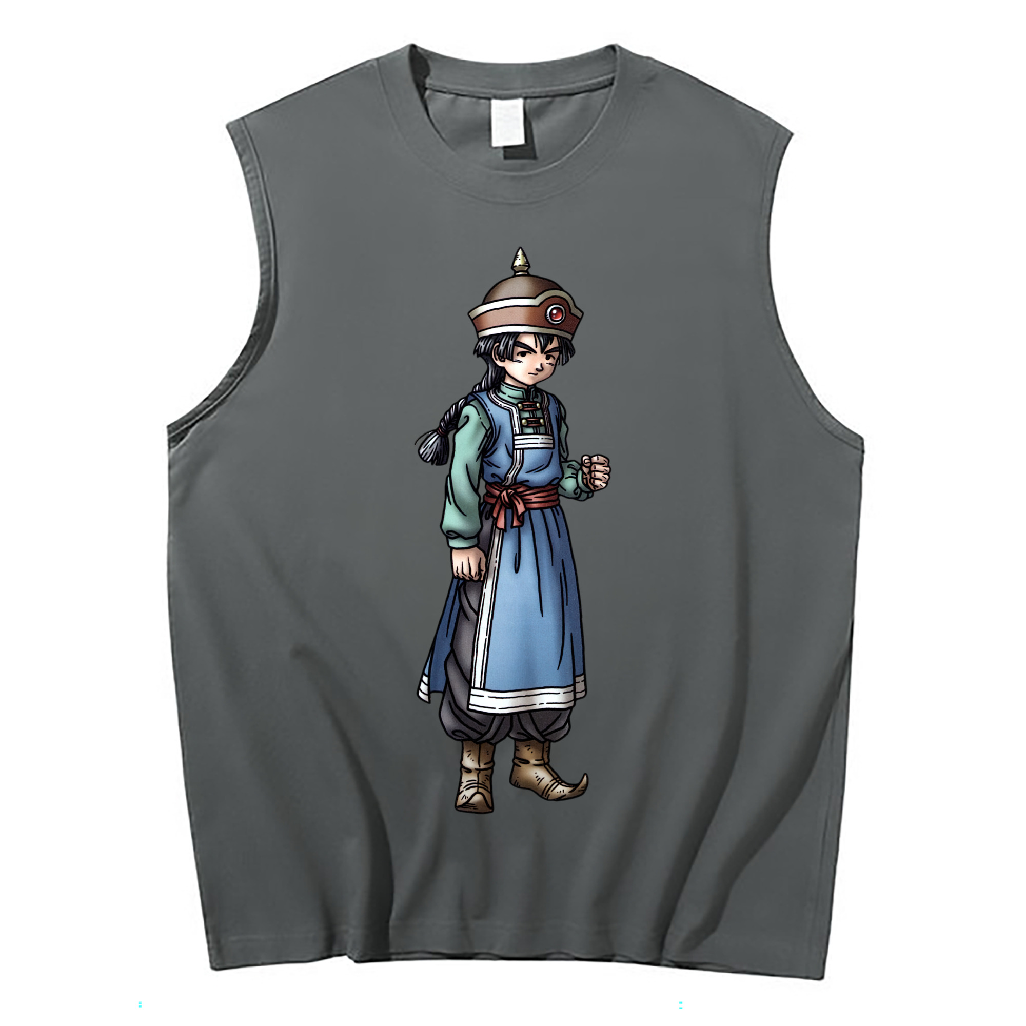 （画像用） ドラゴンクエスト Doragon Kuesuto Dragon Quest コットン100％タンクトップ（フロントプリント）